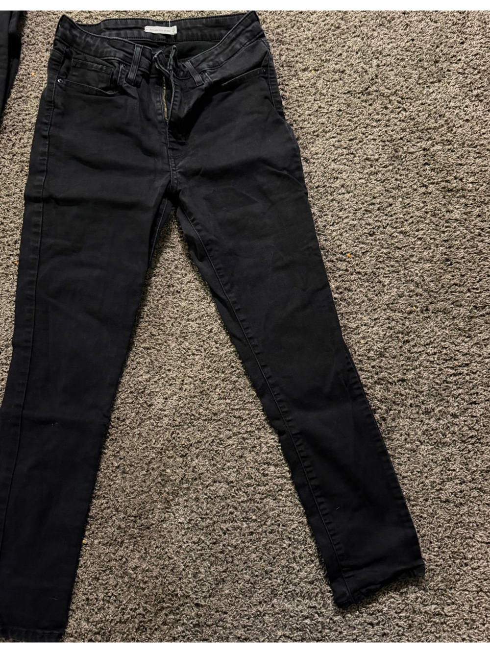 Levi's Black High Rise Skinny Jeans